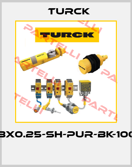 CABLE8X0.25-SH-PUR-BK-100M/TXL  Turck
