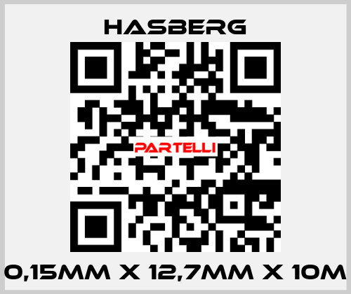 0,15MM X 12,7MM X 10M  Hasberg