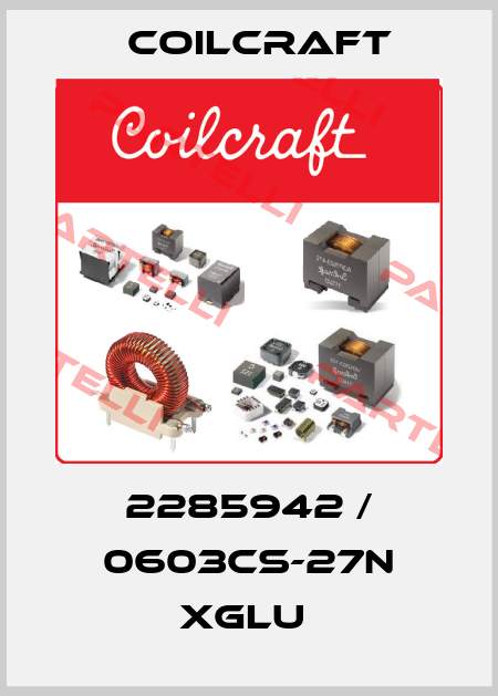 2285942 / 0603CS-27N XGLU  Coilcraft