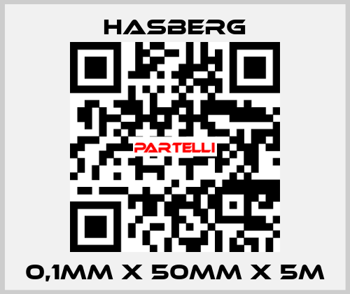 0,1MM X 50MM X 5M Hasberg