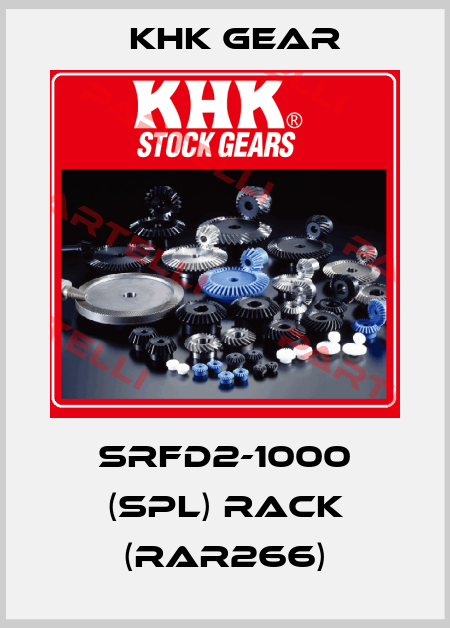 SRFD2-1000 (Spl) Rack (RAR266) KHK GEAR
