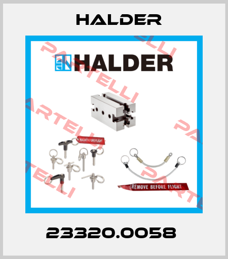 23320.0058  Halder