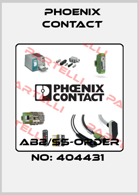 AB2/SS-ORDER NO: 404431  Phoenix Contact