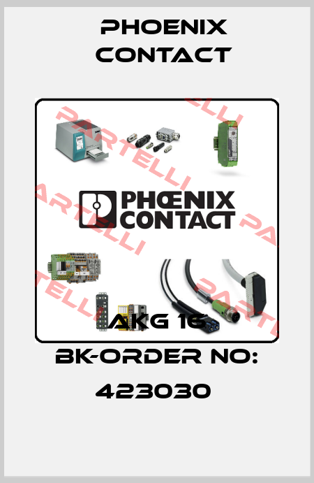 AKG 16 BK-ORDER NO: 423030  Phoenix Contact