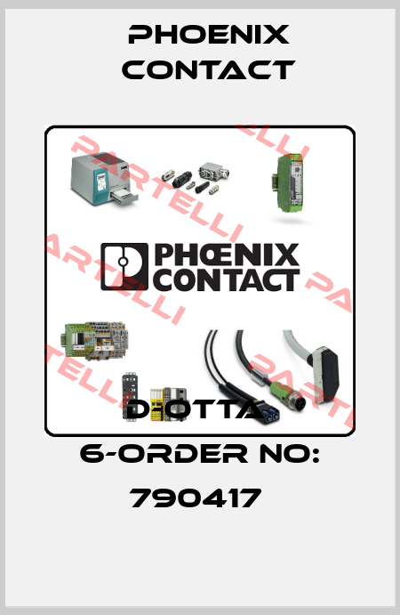 D-OTTA  6-ORDER NO: 790417  Phoenix Contact