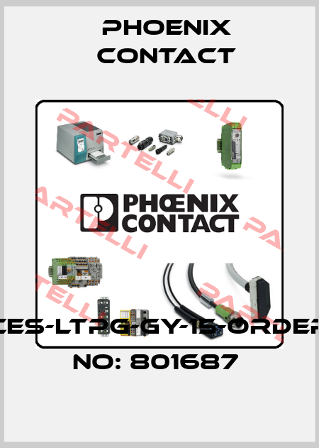 CES-LTPG-GY-15-ORDER NO: 801687  Phoenix Contact
