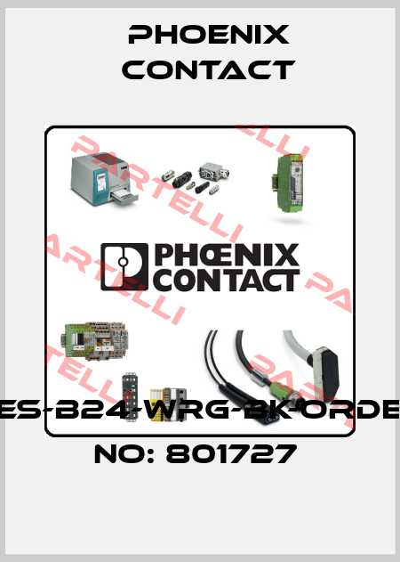 CES-B24-WRG-BK-ORDER NO: 801727  Phoenix Contact