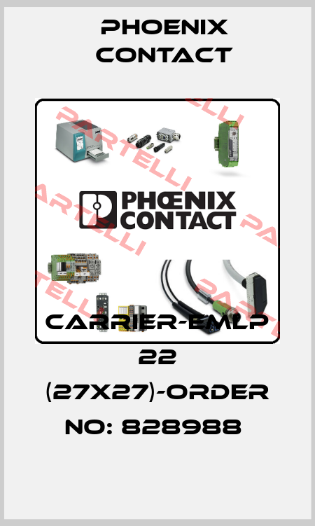 CARRIER-EMLP 22 (27X27)-ORDER NO: 828988  Phoenix Contact