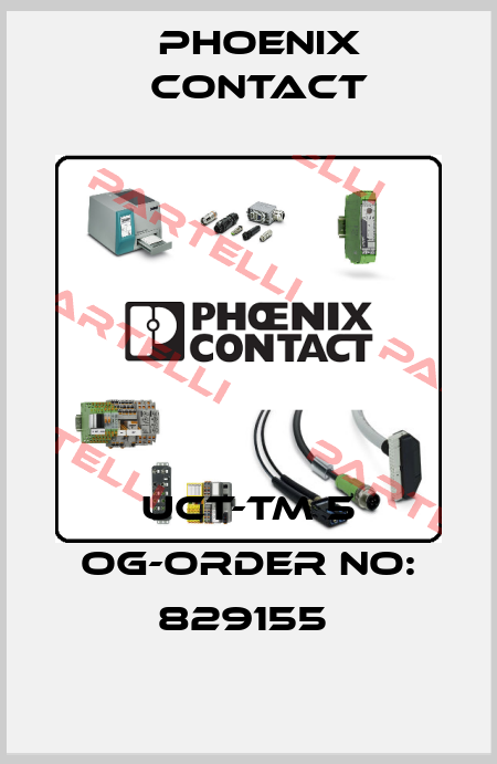 UCT-TM 5 OG-ORDER NO: 829155  Phoenix Contact
