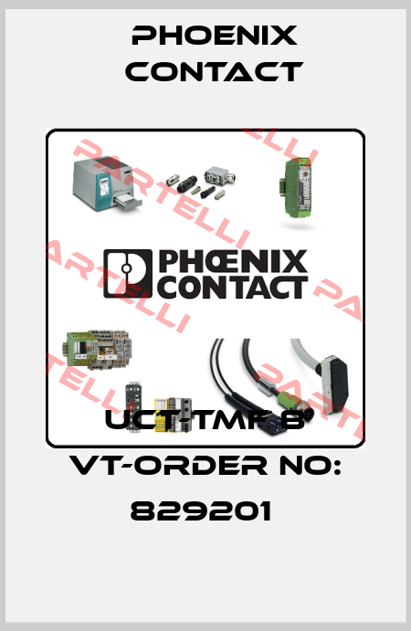 UCT-TMF 8 VT-ORDER NO: 829201  Phoenix Contact