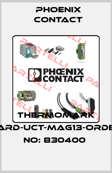 THERMOMARK CARD-UCT-MAG13-ORDER NO: 830400  Phoenix Contact