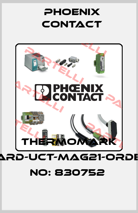 THERMOMARK CARD-UCT-MAG21-ORDER NO: 830752  Phoenix Contact