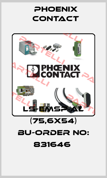 LS-EMSP-AL (75,6X54) BU-ORDER NO: 831646  Phoenix Contact