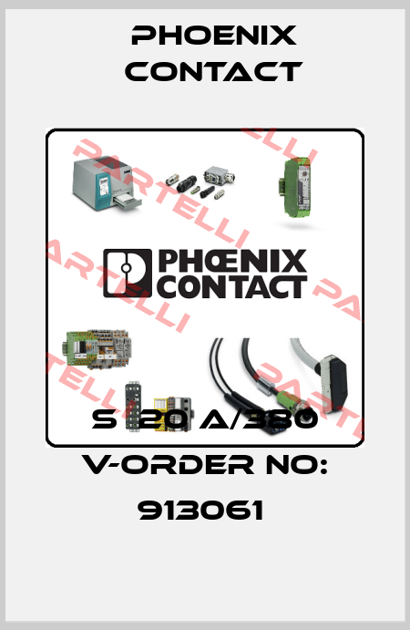 S  20 A/380 V-ORDER NO: 913061  Phoenix Contact