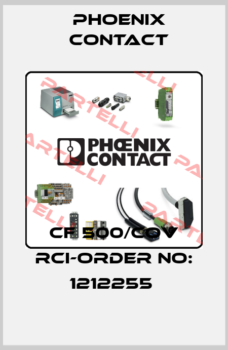 CF 500/COV RCI-ORDER NO: 1212255  Phoenix Contact