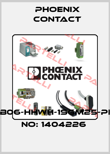 HC-ADV-B06-HHWH-1SGM25-PL-ORDER NO: 1404226  Phoenix Contact