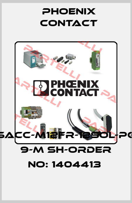 SACC-M12FR-12SOL-PG 9-M SH-ORDER NO: 1404413  Phoenix Contact