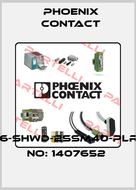 HC-EVO-B16-SHWD-2SSM40-PLRBK-ORDER NO: 1407652  Phoenix Contact