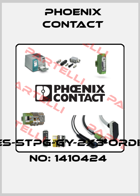 CES-STPG-GY-2X3-ORDER NO: 1410424  Phoenix Contact