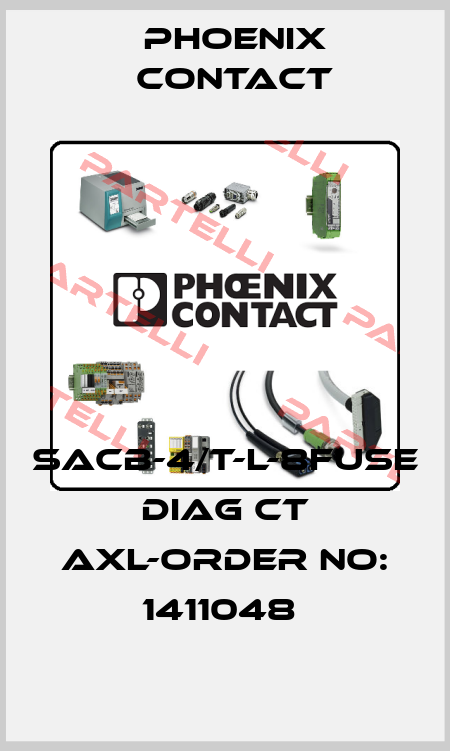 SACB-4/T-L-8FUSE DIAG CT AXL-ORDER NO: 1411048  Phoenix Contact