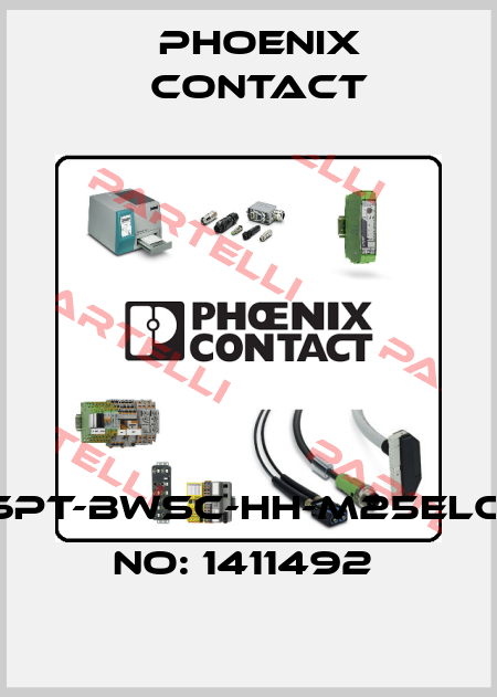 HC-EVO-B16PT-BWSC-HH-M25ELC-AL-ORDER NO: 1411492  Phoenix Contact