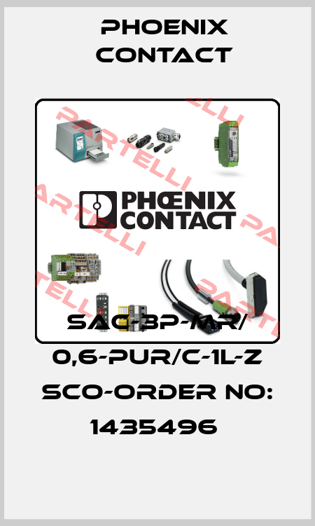 SAC-3P-MR/ 0,6-PUR/C-1L-Z SCO-ORDER NO: 1435496  Phoenix Contact