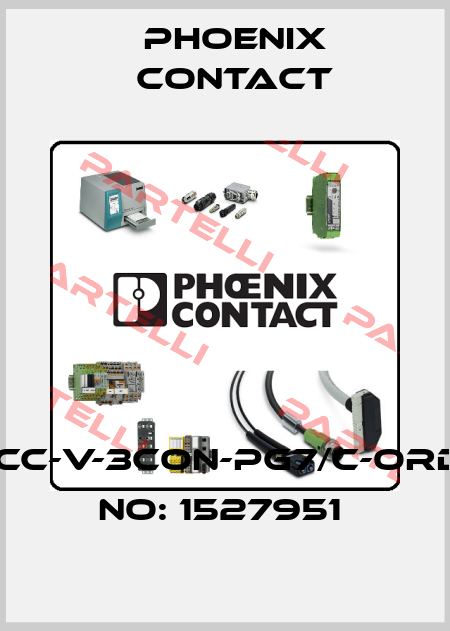 SACC-V-3CON-PG7/C-ORDER NO: 1527951  Phoenix Contact