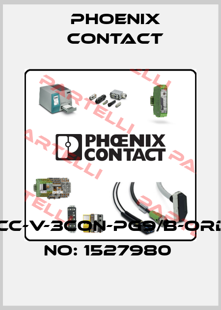 SACC-V-3CON-PG9/B-ORDER NO: 1527980  Phoenix Contact