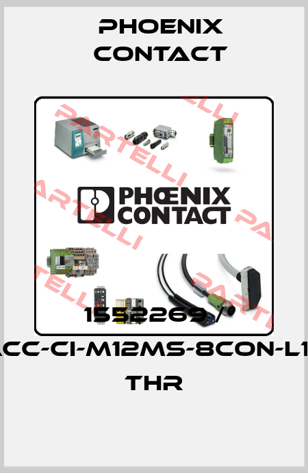1552269 / SACC-CI-M12MS-8CON-L180 THR Phoenix Contact