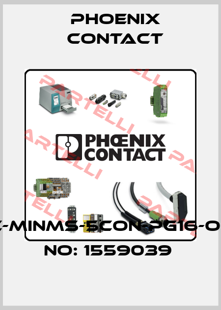 SACC-MINMS-5CON-PG16-ORDER NO: 1559039  Phoenix Contact