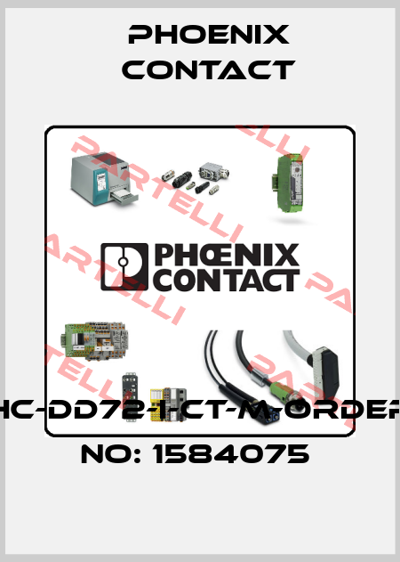 HC-DD72-I-CT-M-ORDER NO: 1584075  Phoenix Contact