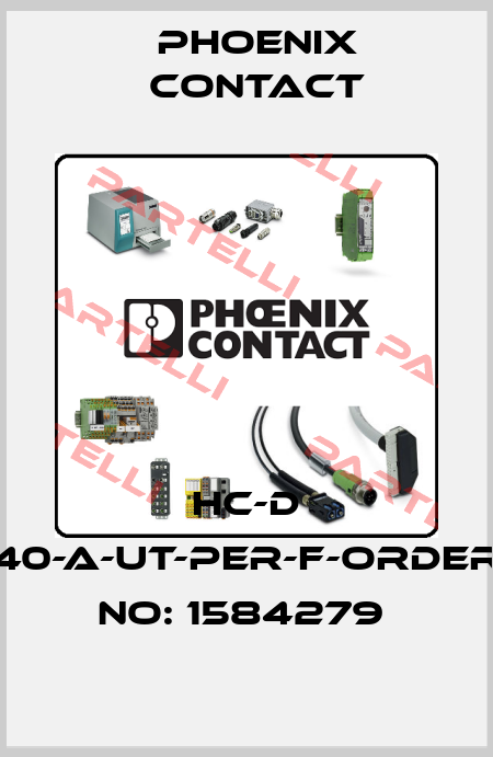 HC-D 40-A-UT-PER-F-ORDER NO: 1584279  Phoenix Contact
