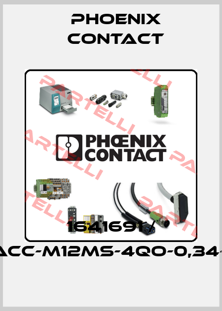 1641691 / SACC-M12MS-4QO-0,34-M Phoenix Contact