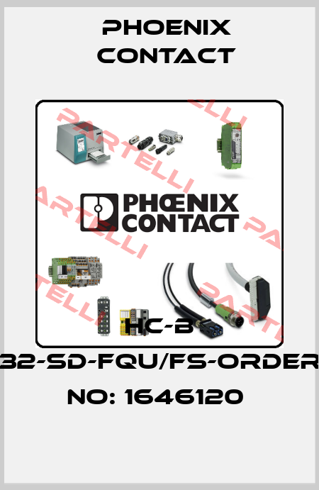 HC-B 32-SD-FQU/FS-ORDER NO: 1646120  Phoenix Contact