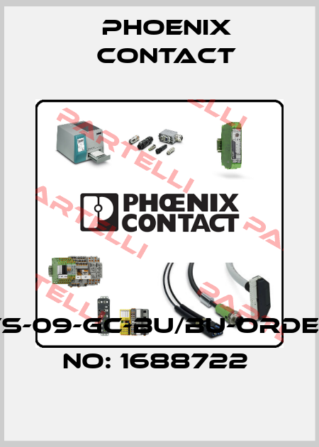 VS-09-GC-BU/BU-ORDER NO: 1688722  Phoenix Contact