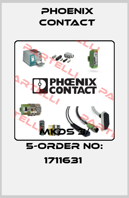 MKDS 3/ 5-ORDER NO: 1711631  Phoenix Contact