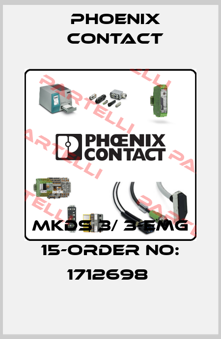 MKDS 3/ 3-EMG 15-ORDER NO: 1712698  Phoenix Contact