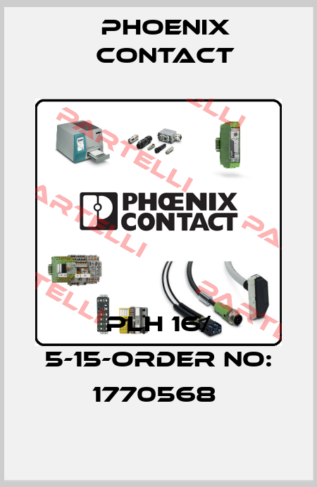 PLH 16/ 5-15-ORDER NO: 1770568  Phoenix Contact