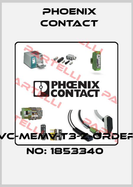 VC-MEMV-T3-Z-ORDER NO: 1853340  Phoenix Contact