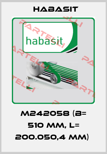 M242058 (B= 510 mm, L= 200.050,4 mm)  Habasit