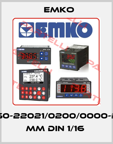 ESM-4450-22021/0200/0000-D:48x48 mm DIN 1/16  EMKO