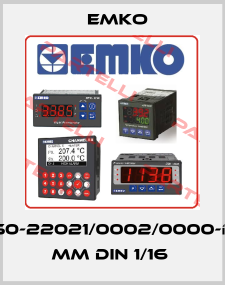 ESM-4450-22021/0002/0000-D:48x48 mm DIN 1/16  EMKO