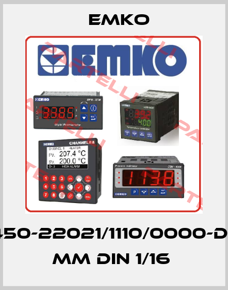 ESM-4450-22021/1110/0000-D:48x48 mm DIN 1/16  EMKO
