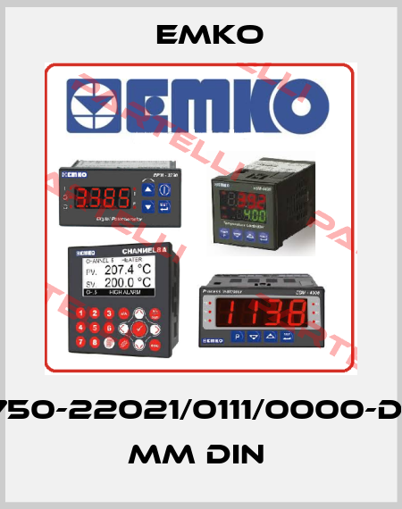 ESM-7750-22021/0111/0000-D:72x72 mm DIN  EMKO