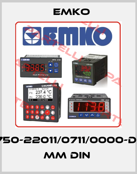 ESM-7750-22011/0711/0000-D:72x72 mm DIN  EMKO