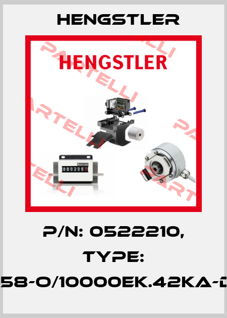 p/n: 0522210, Type: RI58-O/10000EK.42KA-D0 Hengstler