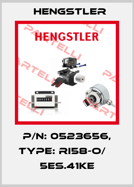 p/n: 0523656, Type: RI58-O/    5ES.41KE Hengstler