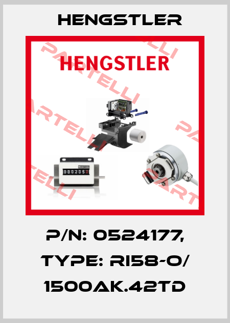 p/n: 0524177, Type: RI58-O/ 1500AK.42TD Hengstler