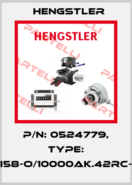 p/n: 0524779, Type: RI58-O/10000AK.42RC-S Hengstler
