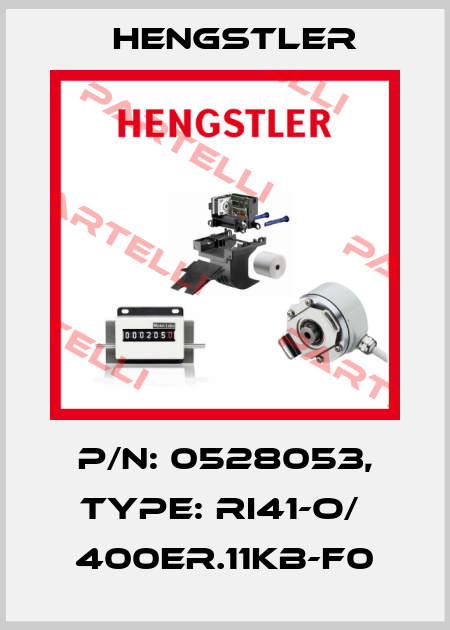 p/n: 0528053, Type: RI41-O/  400ER.11KB-F0 Hengstler